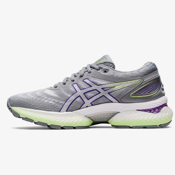 NEW in Box Asics GEL NIMBUS 22 Womens 9.5 US 41.5 EUR White Pure silver Purple - Picture 5 of 8